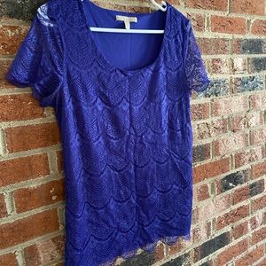 Banana Republic | Lace Overlay Top